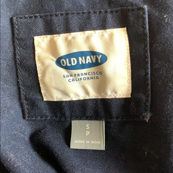 Old Navy canvas utility field  jacket small navy - Picture 5 of 7